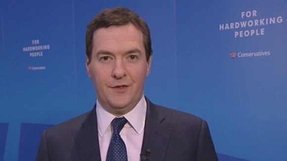 Chancellor George Osborne on Daybreak.