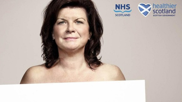 Actress and comedienne Elaine C Smith featured in the hard-hitting advert.
