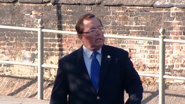 Michael Souter arrives at Norwich Crown Court today