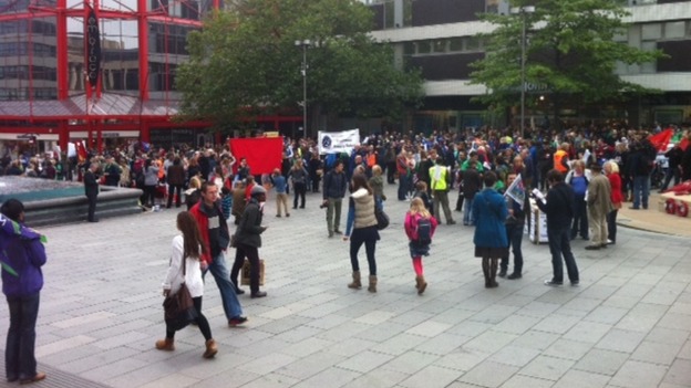 Teachers protest