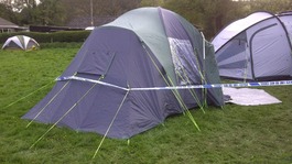 Scene at campsite