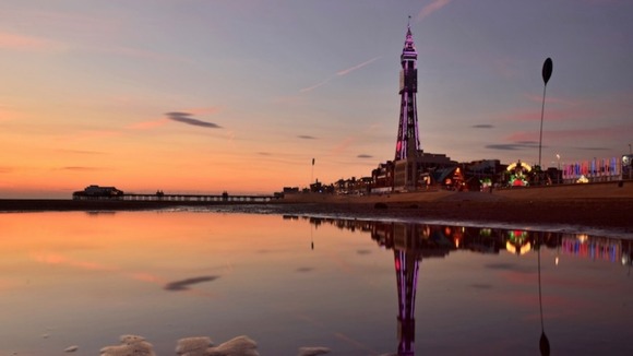 Blackpool sunset.