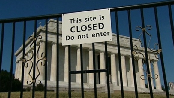 Monuments and national landmarks have been closed across America.