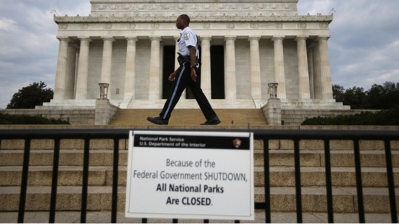 Monuments and national landmarks have been closed across America.
