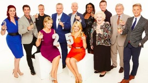 The current This Morning team celebrate the show's 25th anniversary with a glass of bubbly.