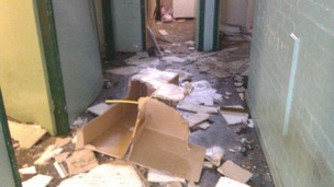 Vandalised Lower Manor Boxing Gym