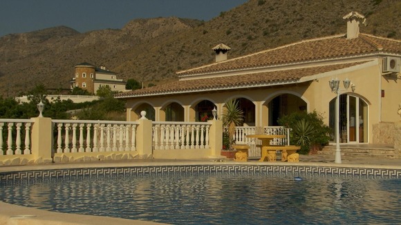 Large villa with pool in spain