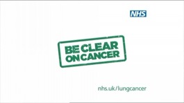 NHS Lung cancer campaign advert