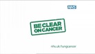 NHS Lung cancer campaign advert