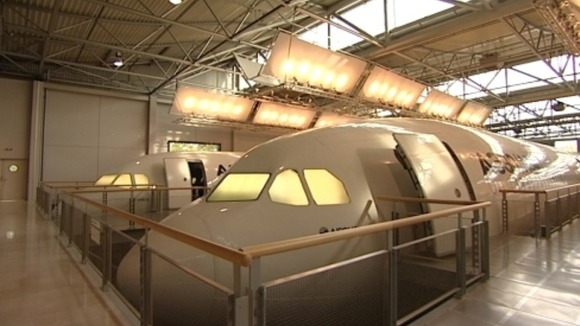 An Airbus A380 aircraft