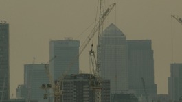 Layer of smog over Docklands