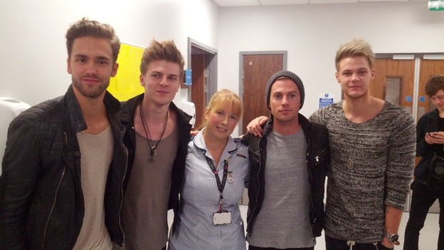 Lawson made staff nurse Carly's day