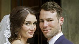 Cyclist Mark Cavendish following his marriage to model Peta Todd