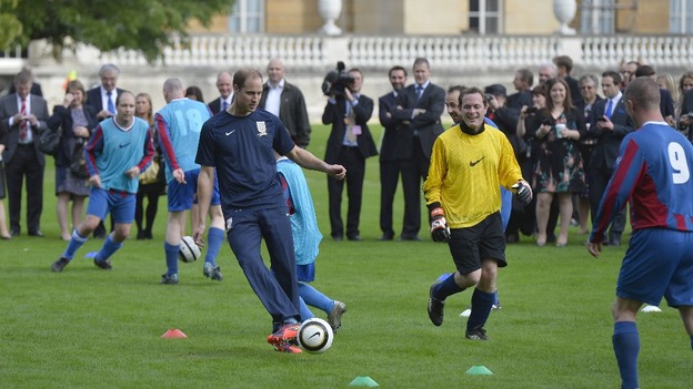 Prince William training
