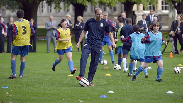 Prince William training