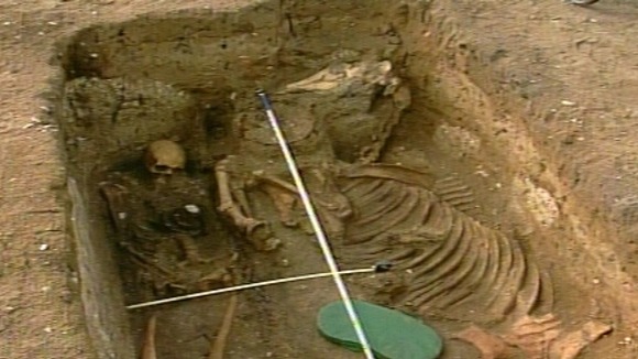 Archaeologists think the warrior lived around 500 AD