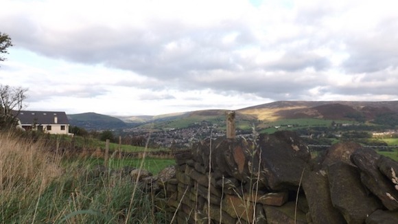 Mossley view, Tameside.