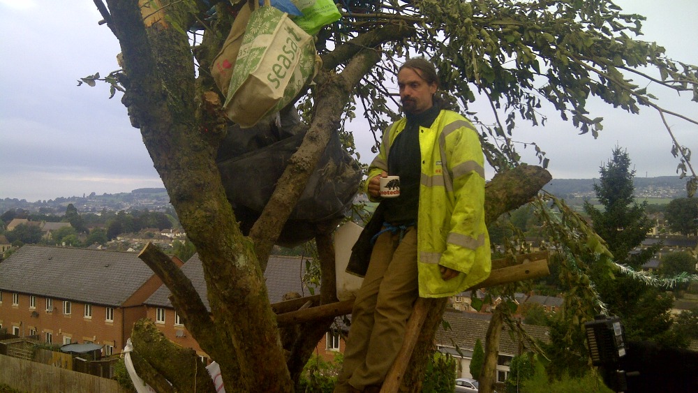 Tree protest against Stroud development West Country ITV News