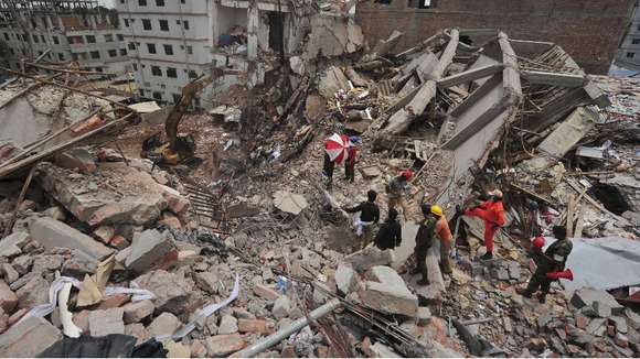 Six months on and the rubble remains.