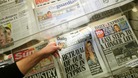 File photo of newspapers being sold in a shop.
