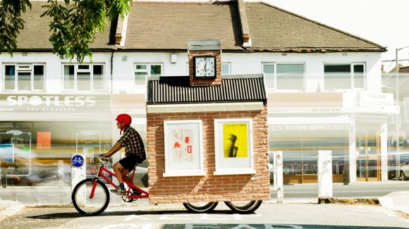 Mobile public space, on the back of a bike