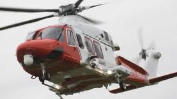 Coastguard helicopter