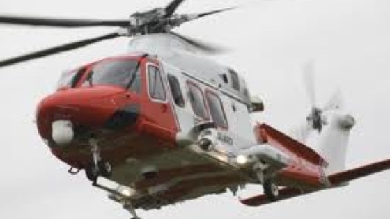 Coastguard helicopter