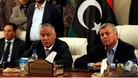 Libya's Prime Minister Ali Zeidan addresses a news conference after his release.