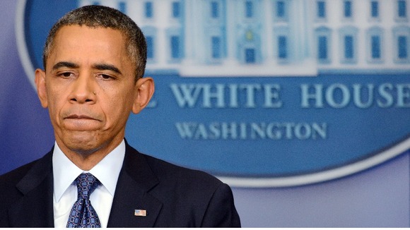 US President Barack Obama speaking at the White House earlier this week.