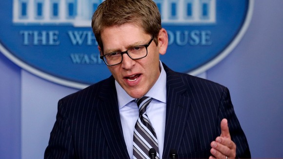 White House press secretary Jay Carney.