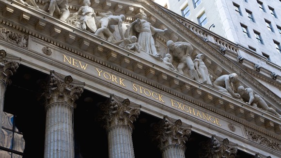 The New York Stock Exchange building.