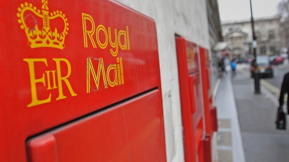 A Royal Mail postbox in Covent Garden, London.
