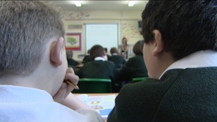 Pupils in classroom