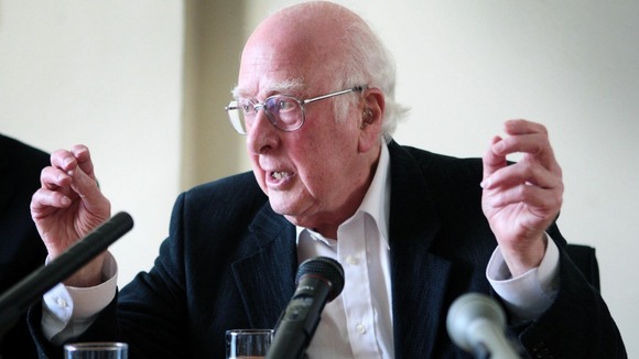 Professor Peter Higss was recognised for his work on the Higgs boson "God particle"
