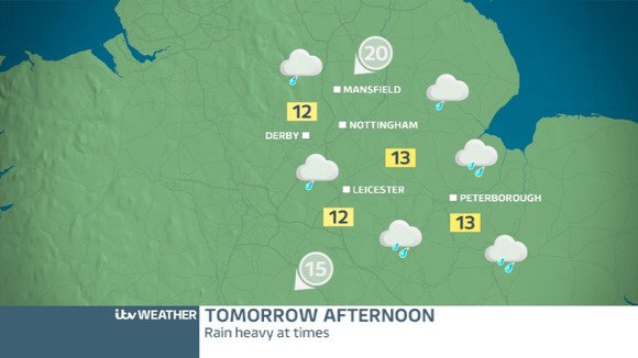 EAST MIDLANDS: Saturday afternoon