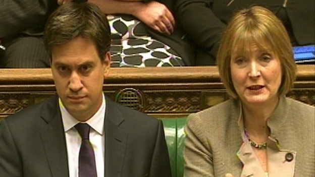 Ed Miliband and Harriet Harman