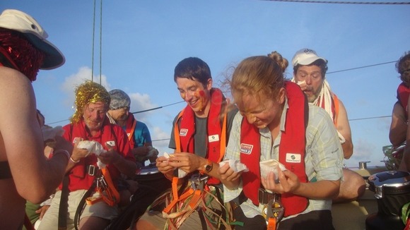 Crossing the equator ceremony