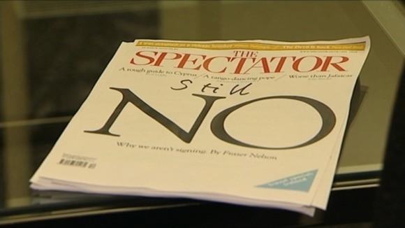 Spectator cover reading "still no".