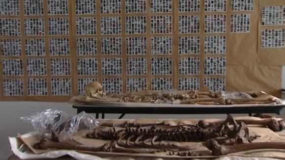 Witness statements have already established that this grave originally contained 1,000 bodies when it was dug in the summer of 1992.