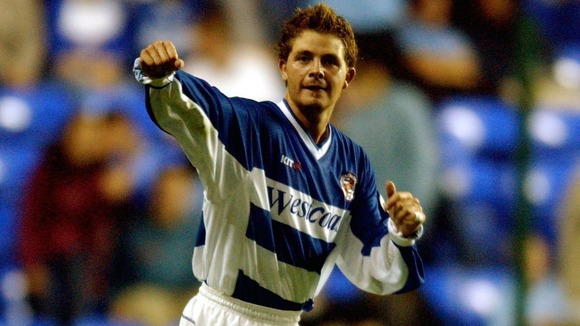 Cureton in his early career at Rovers