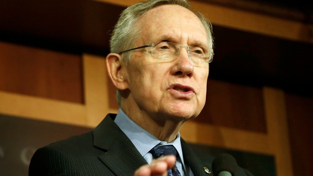 US Senate majority leader Harry Reid