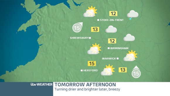 WEST MIDLANDS WEDNESDAY AFTERNOON