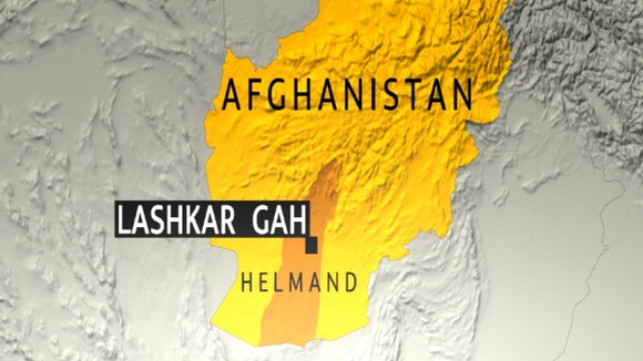 The soldier was killed in Kakaran, north east of Lashkar Gah.