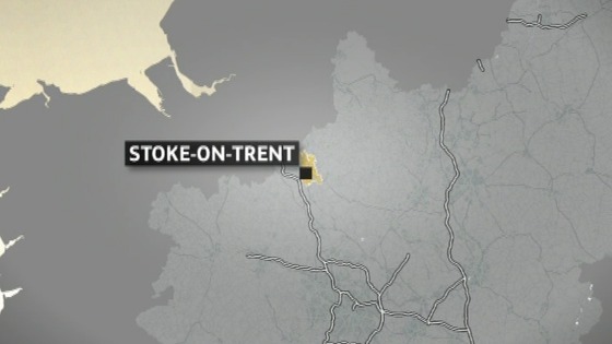 The fire was in Baskerville Road, Stoke