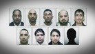 Left to right: Abdul Qayyum, Adil Khan, Mohammed Amin, Abdul Aziz, Mohammed Sajid, Hamid Safi, Abdul Rauf, Liaquat Shah and Kabeer Hassan