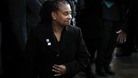 Doreen Lawrence walks outside the Old Bailey after two men were convicted of the racist murder of her son