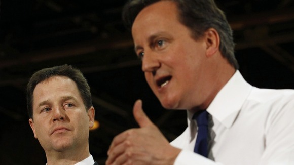 Nick Clegg and David Cameron