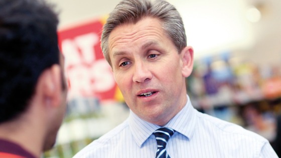 Sainsbury's Chief Executive Justin King.  