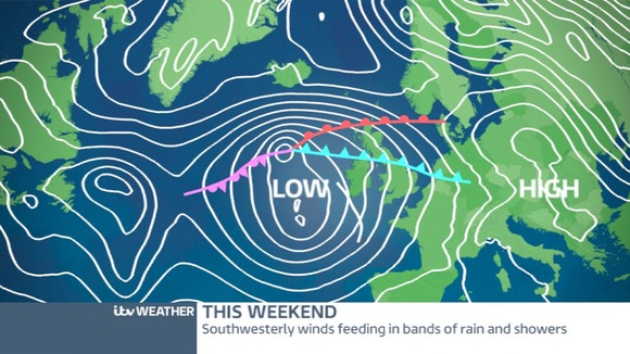 LOW PRESSURE SENDING RAIN AND SHOWERS OUR WAY