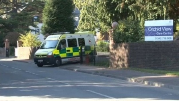 Orchard View care home in Copthorne, West Sussex.